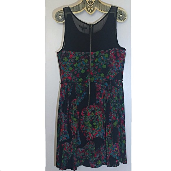 NWT Madewell / Broadway & Broom Floral SILK Dress Day to Night LG/12  HP🎉 - Picture 7 of 7